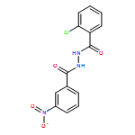 Benzoic acid, 2-chloro-, 2-(3-nitrobenzoyl)hydrazide