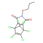4,5,6,7,8,8-hexachloro-2-propoxy-3a,4,7,7a-tetrahydro-1H-4,7-methanoisoindole-1,3(2H)-dione