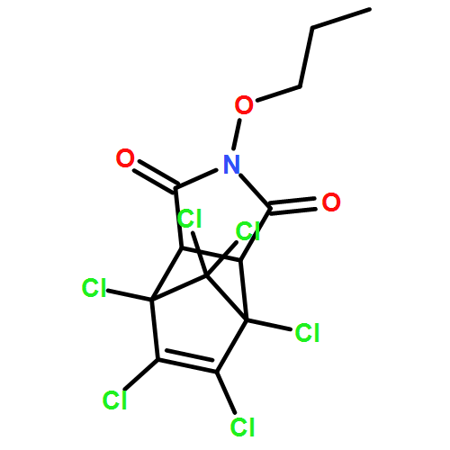 4,5,6,7,8,8-hexachloro-2-propoxy-3a,4,7,7a-tetrahydro-1H-4,7-methanoisoindole-1,3(2H)-dione