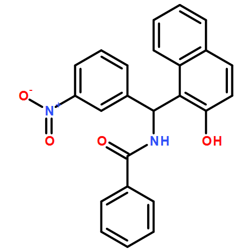 Benzamide, N-[(2-hydroxy-1-naphthalenyl)(3-nitrophenyl)methyl]-