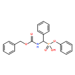 Carbamic acid, N-[(hydroxyphenoxyphosphinyl)phenylmethyl]-, phenylmethyl ester