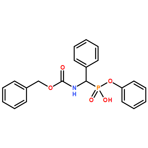 Carbamic acid, N-[(hydroxyphenoxyphosphinyl)phenylmethyl]-, phenylmethyl ester