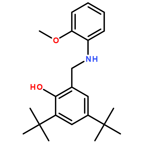 Phenol, 2,4-bis(1,1-dimethylethyl)-6-[[(2-methoxyphenyl)amino]methyl]-