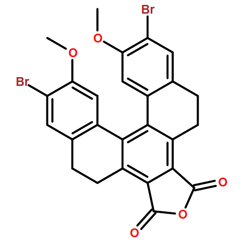 Dibenzo[3,4:5,6]phenanthro[9,10-c]furan-3,5-dione, 9,14-dibromo-1,2,6,7-tetrahydro-10,13-dimethoxy-