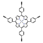 [5,10,15,20-tetrakis(4-ethynylphenyl)porphyrinato(2-)-κ2n21,n23]zinc