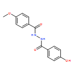 Benzoic acid, 4-hydroxy-, 2-(4-methoxybenzoyl)hydrazide