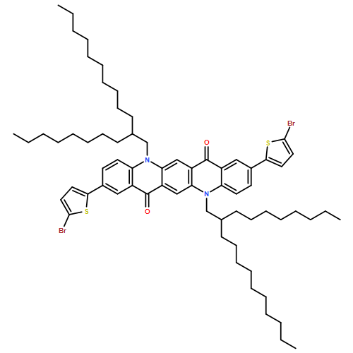 Quino[2,3-b]acridine-7,14-dione, 2,9-bis(5-bromo-2-thienyl)-5,12-dihydro-5,12-bis(2-octyldodecyl)-