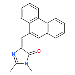 4H-Imidazol-4-one, 3,5-dihydro-2,3-dimethyl-5-(9-phenanthrenylmethylene)-, (5Z)-