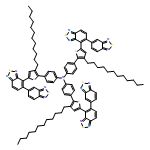 Benzenamine, 4-(5-[5,5'-bi-2,1,3-benzothiadiazol]-4-yl-3-dodecyl-2-thienyl)-N,N-bis[4-(5-[5,5'-bi-2,1,3-benzothiadiazol]-4-yl-3-dodecyl-2-thienyl)phenyl]-