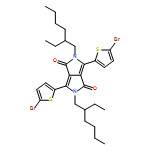 Pyrrolo[3,4-c]pyrrole-1,4-dione, 3,6-bis(5-bromo-2-thienyl)-2,5-bis(2-ethylhexyl)-2,5-dihydro-