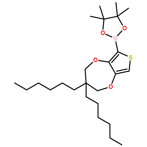 2H-Thieno[3,4-b][1,4]dioxepin, 3,3-dihexyl-3,4-dihydro-6-(4,4,5,5-tetramethyl-1,3,2-dioxaborolan-2-yl)-