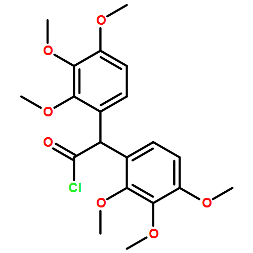 Benzeneacetyl chloride, 2,3,4-trimethoxy-α-(2,3,4-trimethoxyphenyl)-
