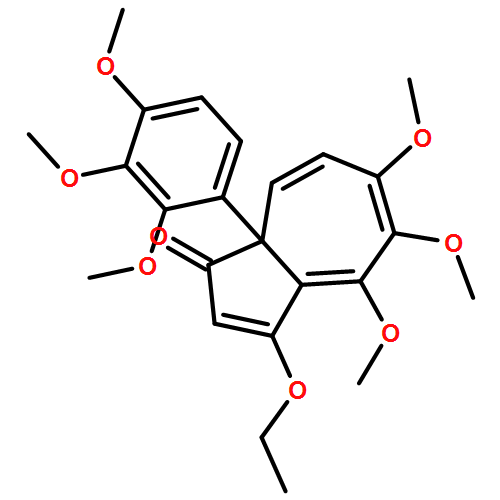1(8aH)-Azulenone, 3-ethoxy-4,5,6-trimethoxy-8a-(2,3,4-trimethoxyphenyl)-