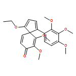 Spiro[4.5]deca-1,3,6,9-tetraen-8-one, 1-ethoxy-6,7-dimethoxy-4-(2,3,4-trimethoxyphenyl)-
