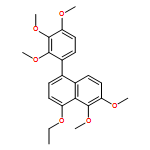 Naphthalene, 8-ethoxy-1,2-dimethoxy-5-(2,3,4-trimethoxyphenyl)-