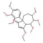 1(3aH)-Azulenone, 3-ethoxy-4,5,6,7,8,8a-hexahydro-4,5,6-trimethoxy-8a-(2,3,4-trimethoxyphenyl)-, (3aR,4S,5R,6R,8aR)-rel-