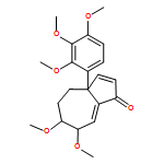 1(3aH)-Azulenone, 4,5,6,7-tetrahydro-6,7-dimethoxy-3a-(2,3,4-trimethoxyphenyl)-, (3aR,6S,7R)-rel-