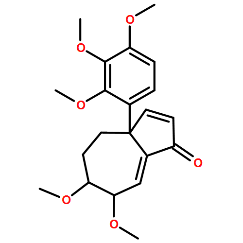 1(3aH)-Azulenone, 4,5,6,7-tetrahydro-6,7-dimethoxy-3a-(2,3,4-trimethoxyphenyl)-, (3aR,6S,7R)-rel-