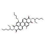 Anthra[2,1,9-def:6,5,10-d'e'f']diisoquinoline-1,3,8,10(2H,9H)-tetrone, 5-bromo-12-butoxy-2,9-bis(2-ethylhexyl)-