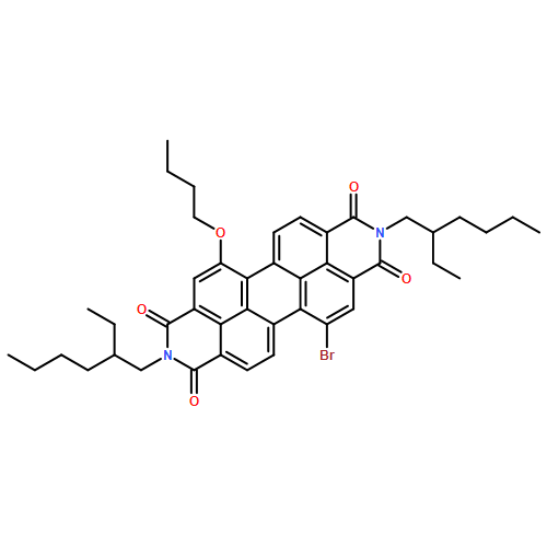 Anthra[2,1,9-def:6,5,10-d'e'f']diisoquinoline-1,3,8,10(2H,9H)-tetrone, 5-bromo-12-butoxy-2,9-bis(2-ethylhexyl)-