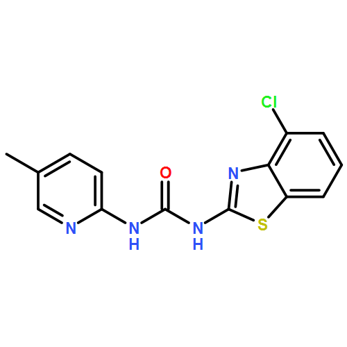 Urea, N-(4-chloro-2-benzothiazolyl)-N'-(5-methyl-2-pyridinyl)-
