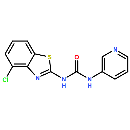 Urea, N-(4-chloro-2-benzothiazolyl)-N'-3-pyridinyl-