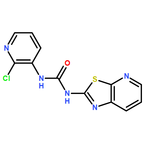 Urea, N-(2-chloro-3-pyridinyl)-N'-thiazolo[5,4-b]pyridin-2-yl-