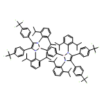 1H-1,3,2-Diazaborole, 2,2'-(1,4-phenylene)bis[1,3-bis[2,6-bis(1-methylethyl)phenyl]-2,3-dihydro-4,5-bis[4-(trifluoromethyl)phenyl]-