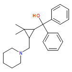 Benzenemethanol, α-[(1R,3S)-2,2-dimethyl-3-(1-piperidinylmethyl)cyclopropyl]-α-phenyl-