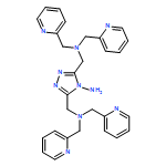 4H-1,2,4-Triazole-3,5-dimethanamine, 4-amino-N3,N3,N5,N5-tetrakis(2-pyridinylmethyl)-