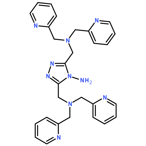 4H-1,2,4-Triazole-3,5-dimethanamine, 4-amino-N3,N3,N5,N5-tetrakis(2-pyridinylmethyl)-
