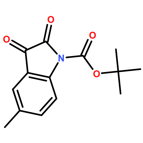 1H-Indole-1-carboxylic acid, 2,3-dihydro-5-methyl-2,3-dioxo-, 1,1-dimethylethyl ester