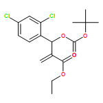 Benzenepropanoic acid, 2,4-dichloro-β-[[(1,1-dimethylethoxy)carbonyl]oxy]-α-methylene-, ethyl ester
