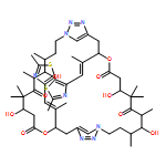 12,29-Dioxa-1,16,17,18,33,34-hexaazatricyclo[30.2.1.115,18]hexatriaconta-15(36),16,32(35),33-tetraene-7,11,24,28-tetrone, 5,9,22,26-tetrahydroxy-4,6,8,8,21,23,25,25-octamethyl-13,30-bis[(1E)-1-methyl-2-(2-methyl-4-thiazolyl)ethenyl]-, (4S,5S,6R,9S,13S,21S,22S,23R,26S,30S)-