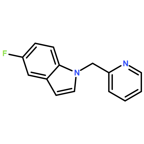 1H-Indole, 5-fluoro-1-(2-pyridinylmethyl)-