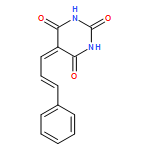 2,4,6(1H,3H,5H)-Pyrimidinetrione, 5-(3-phenyl-2-propen-1-ylidene)- 
