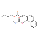 2-Propenoic acid, 3-[1-[[(dimethylamino)carbonyl]oxy]-2-naphthalenyl]-, butyl ester, (2E)-