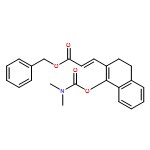 2-Propenoic acid, 3-[1-[[(dimethylamino)carbonyl]oxy]-3,4-dihydro-2-naphthalenyl]-, phenylmethyl ester, (2E)-