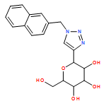 D-Glucitol, 1,5-anhydro-1-C-[1-(2-naphthalenylmethyl)-1H-1,2,3-triazol-4-yl]-, (1S)-