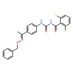 Benzamide, 2,6-difluoro-N-[[[4-[(1E)-1-[(phenylmethoxy)imino]ethyl]phenyl]amino]carbonyl]-