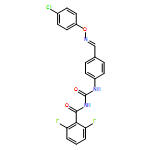 Benzamide, N-[[[4-[(E)-[(4-chlorophenoxy)imino]methyl]phenyl]amino]carbonyl]-2,6-difluoro-