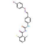 Benzamide, N-[[[4-[(E)-[(4-bromophenoxy)imino]methyl]phenyl]amino]carbonyl]-2,6-difluoro-