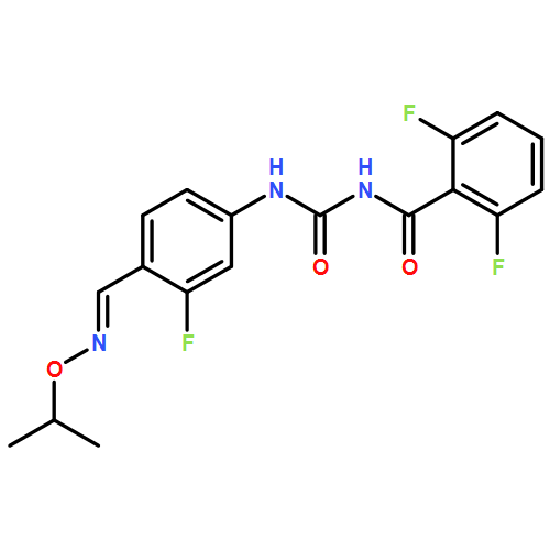 Benzamide, 2,6-difluoro-N-[[[3-fluoro-4-[(E)-[(1-methylethoxy)imino]methyl]phenyl]amino]carbonyl]-