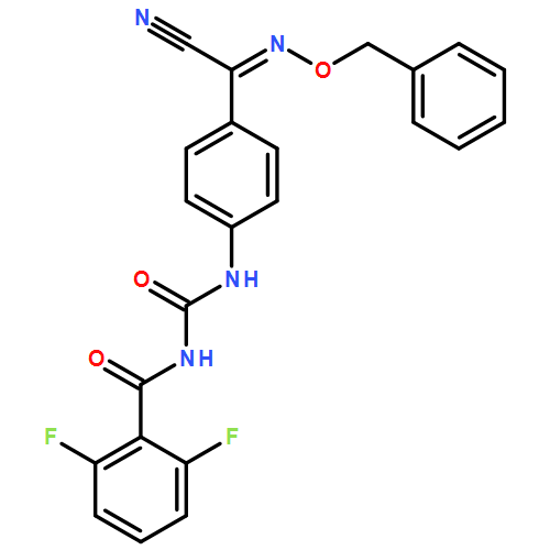 Benzamide, N-[[[4-[(Z)-cyano[(phenylmethoxy)imino]methyl]phenyl]amino]carbonyl]-2,6-difluoro-