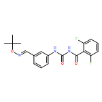 Benzamide, N-[[[3-[(E)-[(1,1-dimethylethoxy)imino]methyl]phenyl]amino]carbonyl]-2,6-difluoro-
