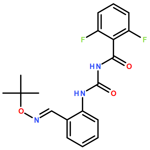 Benzamide, N-[[[2-[(E)-[(1,1-dimethylethoxy)imino]methyl]phenyl]amino]carbonyl]-2,6-difluoro-