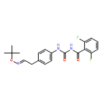 Benzamide, N-[[[4-[(2Z)-2-[(1,1-dimethylethoxy)imino]ethyl]phenyl]amino]carbonyl]-2,6-difluoro-