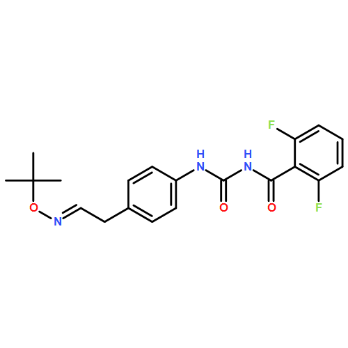 Benzamide, N-[[[4-[(2Z)-2-[(1,1-dimethylethoxy)imino]ethyl]phenyl]amino]carbonyl]-2,6-difluoro-