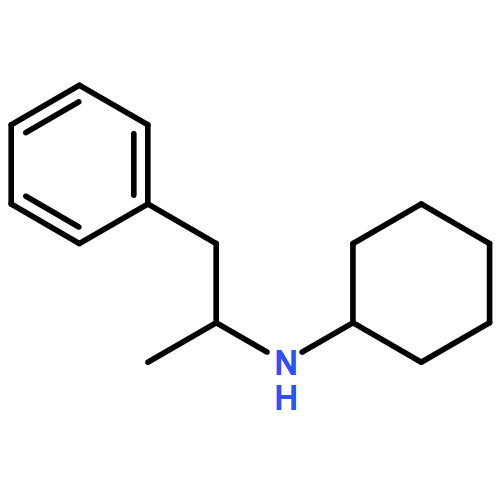 Benzeneethanamine, N-cyclohexyl-α-methyl-