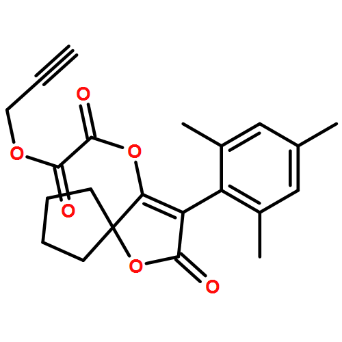 Ethanedioic acid, 1-[2-oxo-3-(2,4,6-trimethylphenyl)-1-oxaspiro[4.4]non-3-en-4-yl] 2-(2-propyn-1-yl) ester